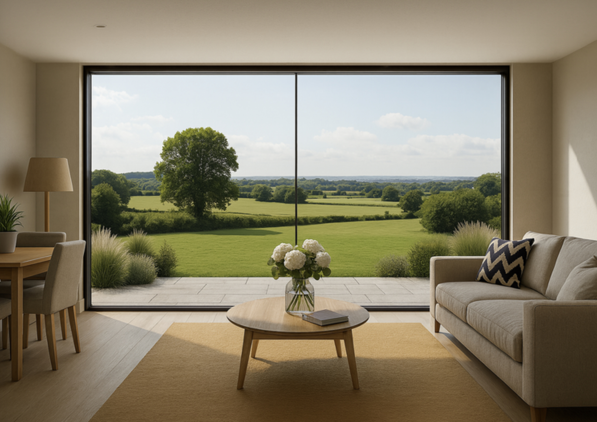 The Aspect Sliding Door: The UK's Slimmest Beaded Aluminium Sliding Door