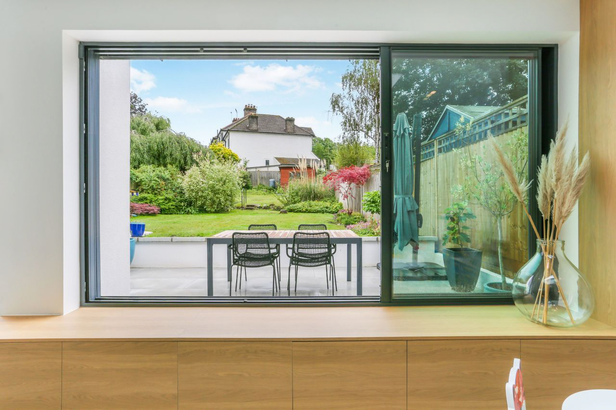 Minimal Sliding Window with matching doors in South Croydon