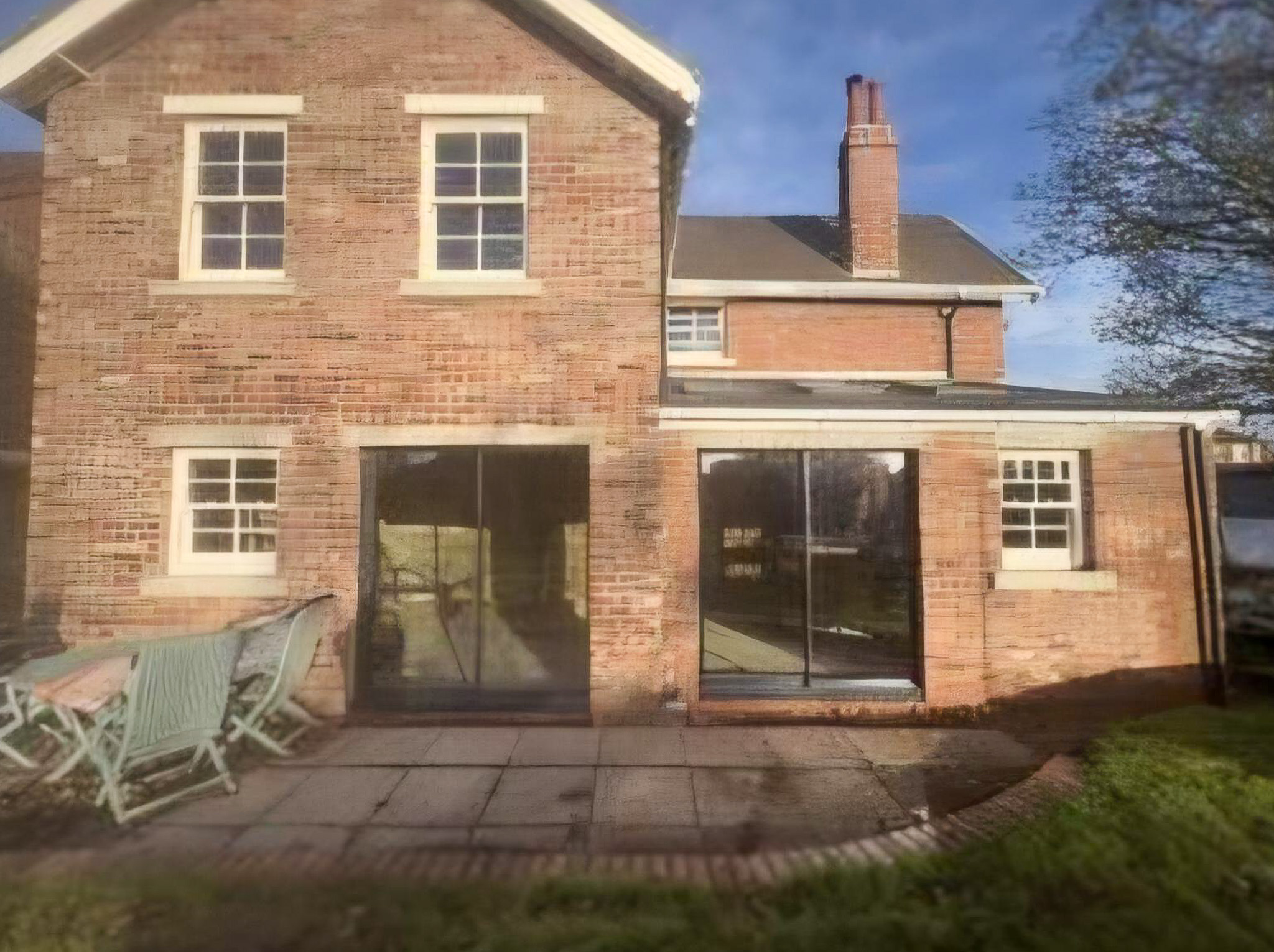 GS20 Slimline Sliding Doors Made by Glideline for an Extension in York